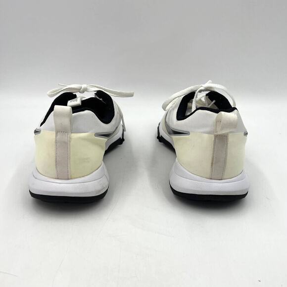 Nike Golf Men\'s Explorer 2 White Black Size 8.5 Sneakers 849957100 Preowned